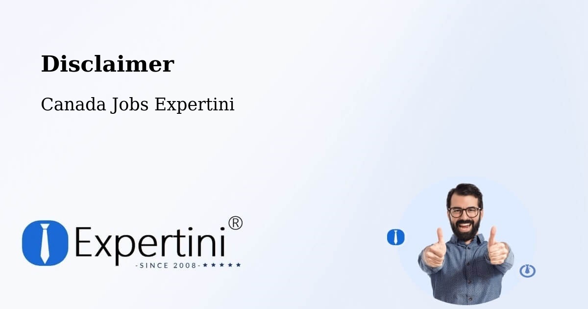 Disclaimer – Smithers - Canada Jobs Expertini